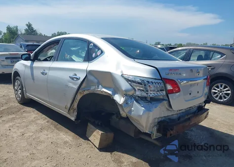 2014 Nissan Sentra S z USA, uszkodzony, nr VIN 3N1AB7AP1EL679082
